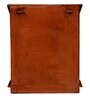 Copper Wood Wall Mounted Mandir Without Door