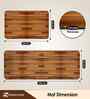 Wooden Design 40x60 cm Kitchen Floor Mats (Set of 2)