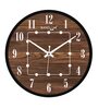 Wooden Designer Wall Clock In Black