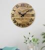 Rust MDF Designer Modern Wall Clock