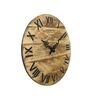Rust MDF Designer Modern Wall Clock