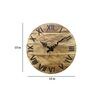 Rust MDF Designer Modern Wall Clock