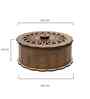 4 Compartments Wooden Dried Fruit Box,6 Inch, Brown