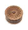 4 Compartments Wooden Dried Fruit Box,6 Inch, Brown
