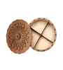 4 Compartments Wooden Dried Fruit Box,6 Inch, Brown