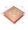 4-Section Wooden Dry Fruit Box With Glass Top