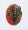 Elephant Multicolour Mango Wood Wall Mask