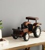 Wooden Farm Tractor Miniature Showpiece