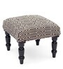 Wooden Foot Stool In Black Colour