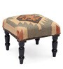 Wooden Foot Stool In Multi Colour