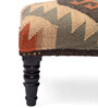 Wooden Foot Stool In Multi Colour