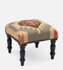 Wooden Foot Stool In Multi Colour