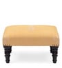 Wooden Foot Stool In Light Orange Colour