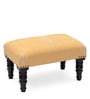Wooden Foot Stool In Light Orange Colour