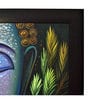 Wooden Framed Handmade Oil Painting On Canvas In Blue
