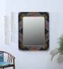 Grey Brass Wall Mirror