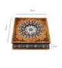 Rajwadi Wooden Handcrafted Dry Fruit Box (6" X 6")