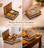 Rajwadi Wooden Handcrafted Dry Fruit Box (6" X 8")
