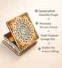Rajwadi Wooden Handcrafted Dry Fruit Box (8" X 8")