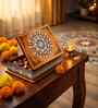 Rajwadi Wooden Handcrafted Dry Fruit Box (6" X 8")