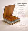 Rajwadi Wooden Handcrafted Dry Fruit Box (6" X 6")