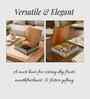 Rajwadi Wooden Handcrafted Dry Fruit Box (6" X 6")