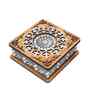 Rajwadi Wooden Handcrafted Dry Fruit Box (8" X 8")