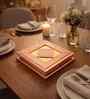 4-Section Wooden Handcrafted Dry Fruit Box (Embossed 8"X8")