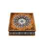 Rajwadi Wooden Handcrafted Dry Fruit Box (6" X 6")