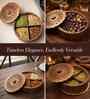 Rajwadi Wooden Handcrafted Dry Fruit Box (8" X 8")
