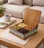 Rajwadi Wooden Handcrafted Dry Fruit Box (6" X 6")