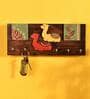 Wooden Handcrafted Fenerty Tribal Art Key Holder