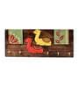 Wooden Handcrafted Fenerty Tribal Art Key Holder