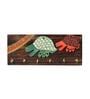 Wooden Handcrafted Tribal Art Turtle Key Holder