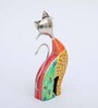 Wooden Handpainted Cat Figurine