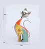 Wooden Handpainted Cat Figurine