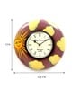 Wooden Handpainted Round Wall Clock