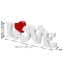 Wooden Heart Love Decorative Showpiece