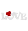 Wooden Heart Love Decorative Showpiece
