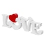 Wooden Heart Love Decorative Showpiece