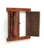 Mughalai Wooden Jharokha in Brown Finish