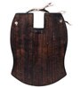 Brown Wooden With Beautiful Madhubani Art- Four Hooks Key Holder