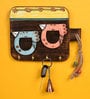 Wooden Key Holder with Bird Motifs- with Four Keyhooks