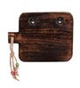Wooden Key Holder with Bird Motifs- with Four Keyhooks
