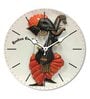 Off White MDF Lord Modern Wall Clock