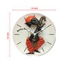 Off White MDF Lord Modern Wall Clock