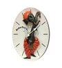 Off White MDF Lord Modern Wall Clock
