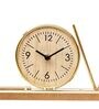 Gold Wooden Metal Letter Table Clock Love