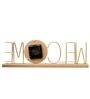 Gold Wooden Metal Letter Table Clock Welcome