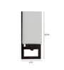 Aphro Metal Flush Mount Wall Light (Brown)